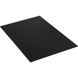 Single Wall Corrugated Sheets, 48"L x 48"W, Black