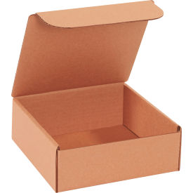 Corrugated Literature Mailers, 7"L x 7"W x 2"H, Kraft