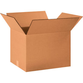 Heavy Duty Double Wall Corrugated Boxes, 20"L x 16"W x 10"H, Kraft
