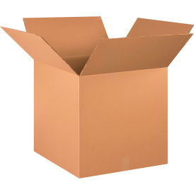 Heavy Duty Double Wall Corrugated Boxes, 20"L x 20"W x 24"H, Kraft