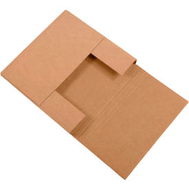Corrugated Easy-Fold Mailers, 24"L x 24"W x 2"H, Kraft