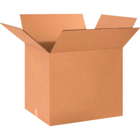 Heavy Duty Double Wall Corrugated Boxes, 24"L x 20"W x 20"H, Kraft