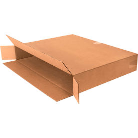 Double Wall Flat Panel Corrugated TV Boxes, 64"L x 8"W x 40"H, Kraft
