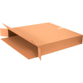 Double Wall Flat Panel Corrugated TV Boxes, 46"L x 8"W x 30"H, Kraft