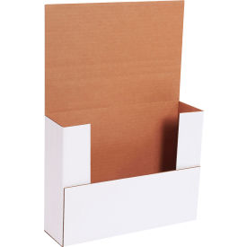 Corrugated Easy-Fold Mailers, 11"L x 8-1/2"W x 3"H, White