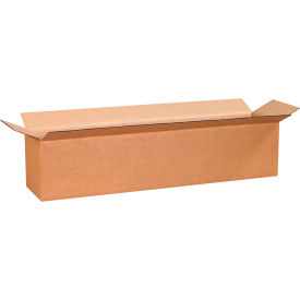 Long Cardboard Corrugated Boxes, 28"L x 4"W x 4"H, Kraft