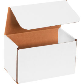 Corrugated Mailers, 10"L x 6"W x 5"H, White