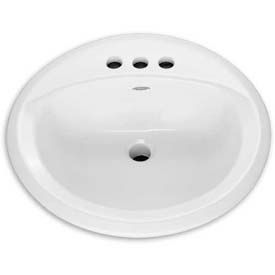 Rondalyn Countertop Round Sink with 4" Faucet Holes