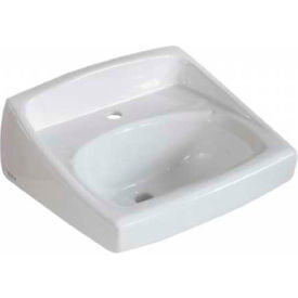 Lucerne Wall-Hung Sink, Single Hole Faucet