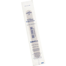 Sterile Tongue Depressors, Wood, 6" Length, 100/Box