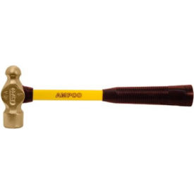 Non-Sparking Ball Peen Hammer with Fiberglass Handle 2Lb 14" OAL