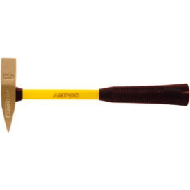 Non-Sparking Scaling Hammer with Fiberglass Handle 1Lb 14" OAL