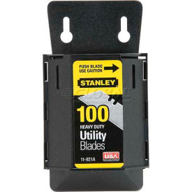 Heavy Duty Utility Blades W/ Dispenser (100 Pack)