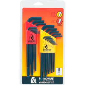 22PC. Balldriver SAE & Metric Hex Key Set