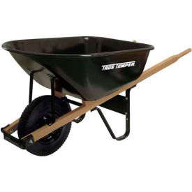J6 6 Cubic Foot Steel Medium Duty Wheelbarrow