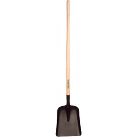 #2 General Purpose Steel Scoop with Straight Wood Handle