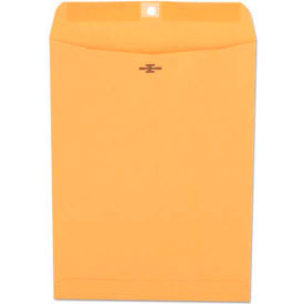 Clasp Catalog Envelopes, 28 lb., 9"W x 12"H, Kraft, 100/Pack
