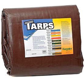 Super Heavy Duty 8 oz. Tarp Brown - 20' x 30'