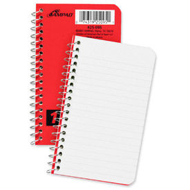 Wirebound Pocket Memo Book, College/Narrow Rule, 3 x 5, 60 Sheets/Pad, 3 Pads/Pk
