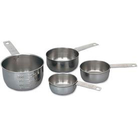 Stainless Steel Measuring Cup Set, Solid Handle