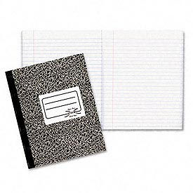 Permanently Bound Composition Book, Quadrille Rule, 80 Sheets