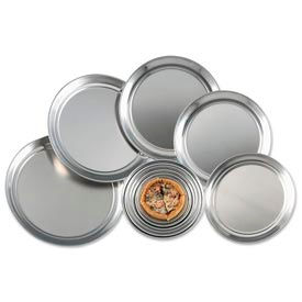 Sloped Rim Trays, 10" Aluminum Pizza Tray, .040" Thick