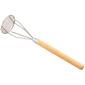 Masher, Round Face/Wood Handle 18"