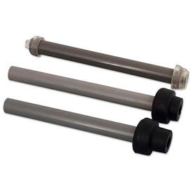 Overflow Pipe, 8-3/8"H, Rubber Plug Fits 1 and 1-1/2" Drains