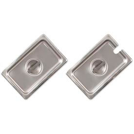 1/3 Size Steam Table Pan Flat Solid Cover, 25 Gauge