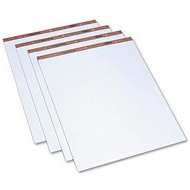 Drilled Easel Pads, 27 x 34, Plain White Bond, 50 Sheets/Pad