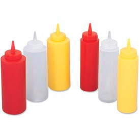 Squeeze Bottle, 24 oz., Clear, 12 Per Pack