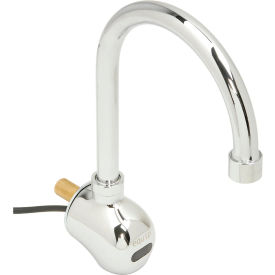 5EF-1D-WG Equip Sensor Faucet, Wall Mount, Gooseneck, 2.2 GPM, Chrome