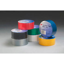 Vinyl Duct Tape Black, 2 In X 50 Yd 6.3 Mil