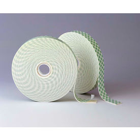 Double Coated Urethane Foam Tape 1" x 36 Yds. 62 Mil Natural