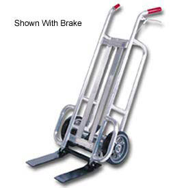 Aluminum Deep Frame Mini Pallet Truck Solid Rubber Wheels