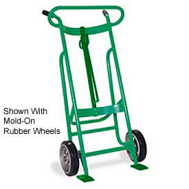 EZy-Rol 2-Wheel Steel Drum Truck - Pneumatic Wheels