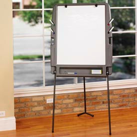 Portable Flipchart Easel with Dry Erase Surface - Charcoal