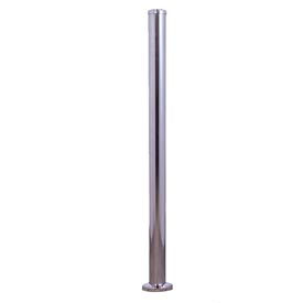 Barrier Post - Satin Chrome