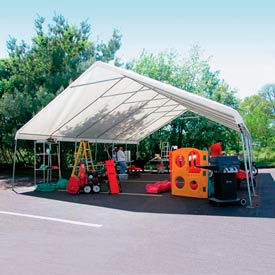 WeatherShield Giant Commercial Canopy 24'W x 20'L Tan