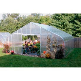 34x12x40 Greenhouse w/Poly Top and Ends, Roll-Up Sides