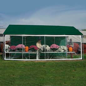 Commercial Canopy 14'W x 40'L Tan