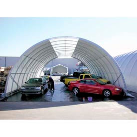 Freestanding Poly Building 20'W x 12'H x 20'L Tan