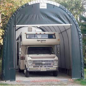 SolarGuard Storage Master Building - 14'W x 14'H x 36'L Gray