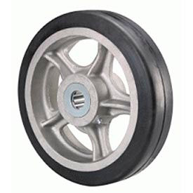 Rubber On Aluminum Wheel 10 x 2 - 1" Roller Bearing