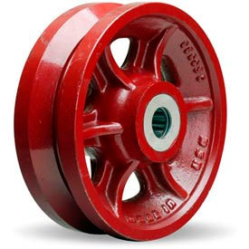 V-Groove Wheel 8 x 2-3/4 - 1" Roller Bearing
