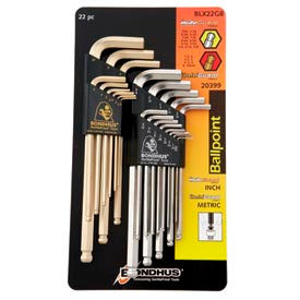 GoldGuard/BriteGuard Plated Balldriver L-Wrench, Double Pack