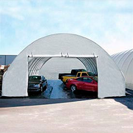 Tall 20'W Solid End Panel - White for Econoline buildings