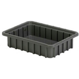 Divider Box, 10-13/16"L x 8-5/16"W x 2-1/2"H, Gray, Polyethylene