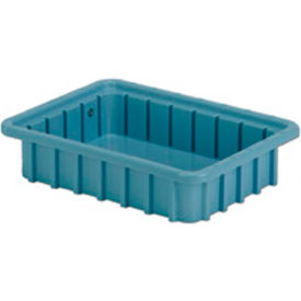 Divider Box, 10-13/16"L x 8-5/16"W x 2-1/2"H, Light Blue, Polyethylene
