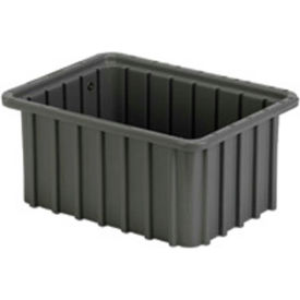 Divider Box, 10-13/16"L x 8-5/16"W x 5"H, Gray, Polyethylene